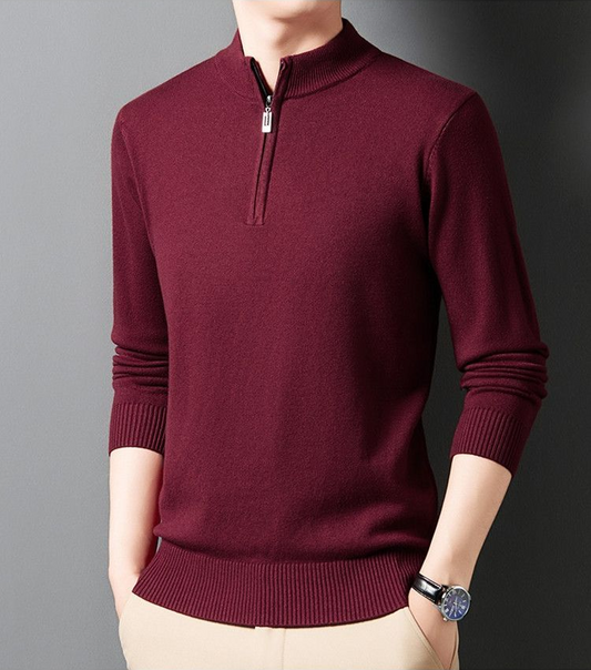 Emberline Quarter-Zip Knit Pullover