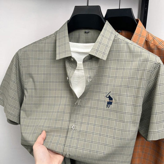 Crossline Embercheck Formal Shirt