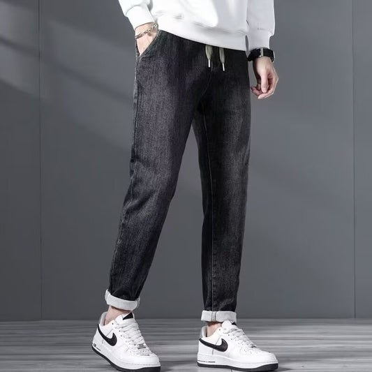 ObsidianFlex Tapered Denim Pants