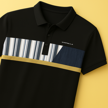 Avant Stripe Panel Polo