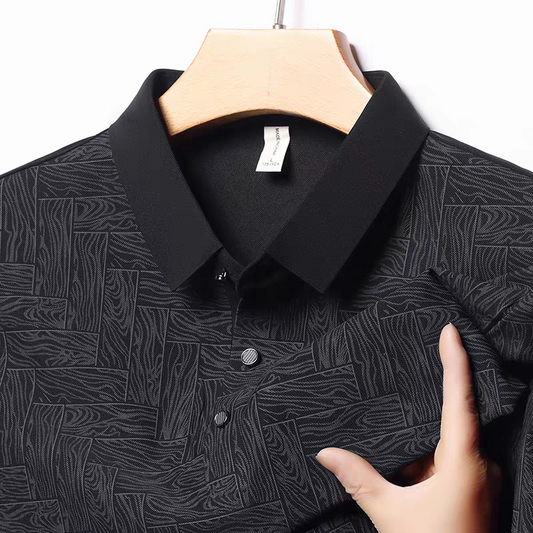 Regal Grid Weave Polo T-Shirt