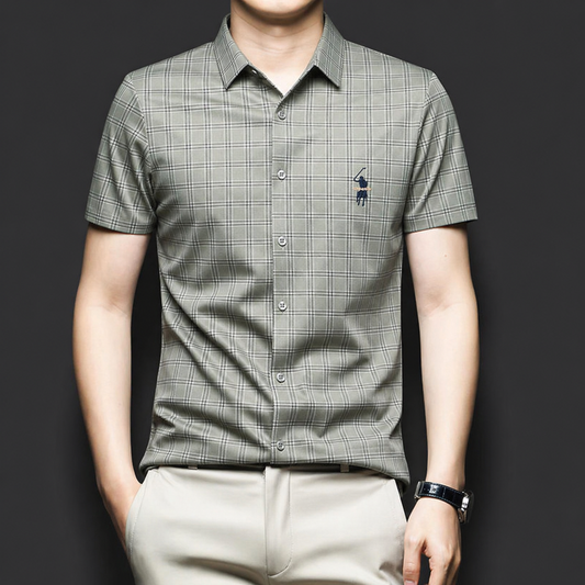 Crossline Embercheck Formal Shirt