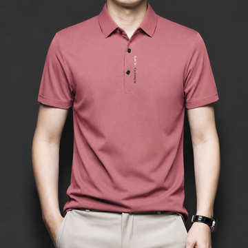 Eclipsed Grid Polo T-Shirt