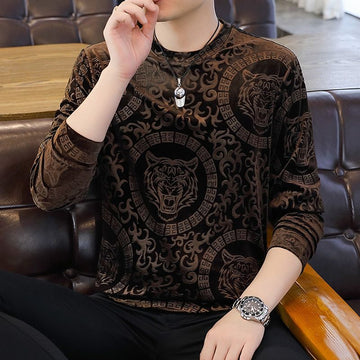 Baroque Tiger Emblem T-Shirt