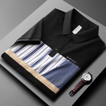 Avant Stripe Panel Polo