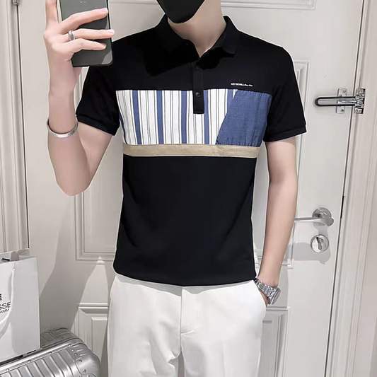 Urban Stripe Heritage Polo T-Shirt