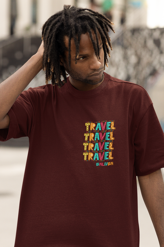 Chromatic Expedition Oversized Fit T-Shirt